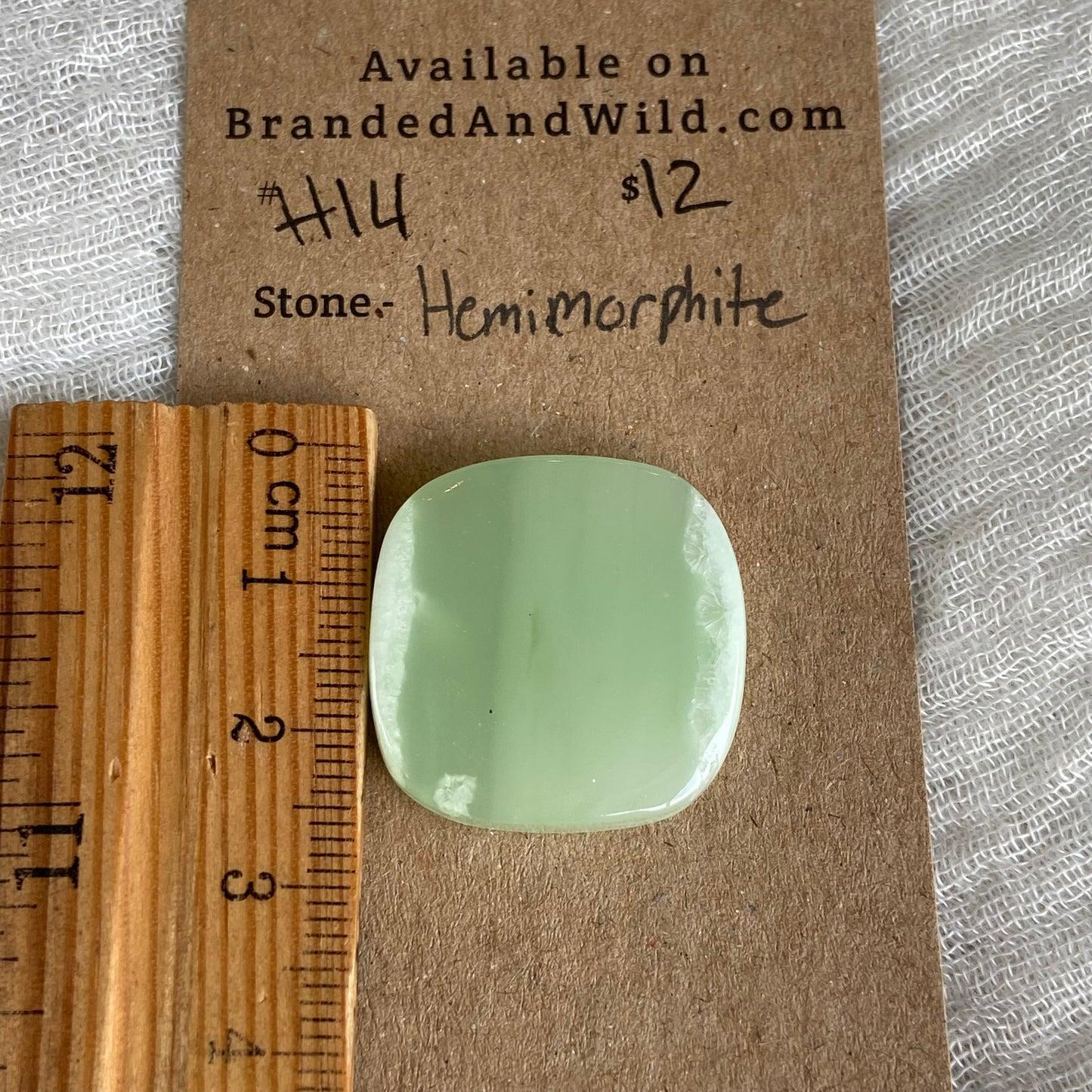 Hemimorite Cabochon - H14