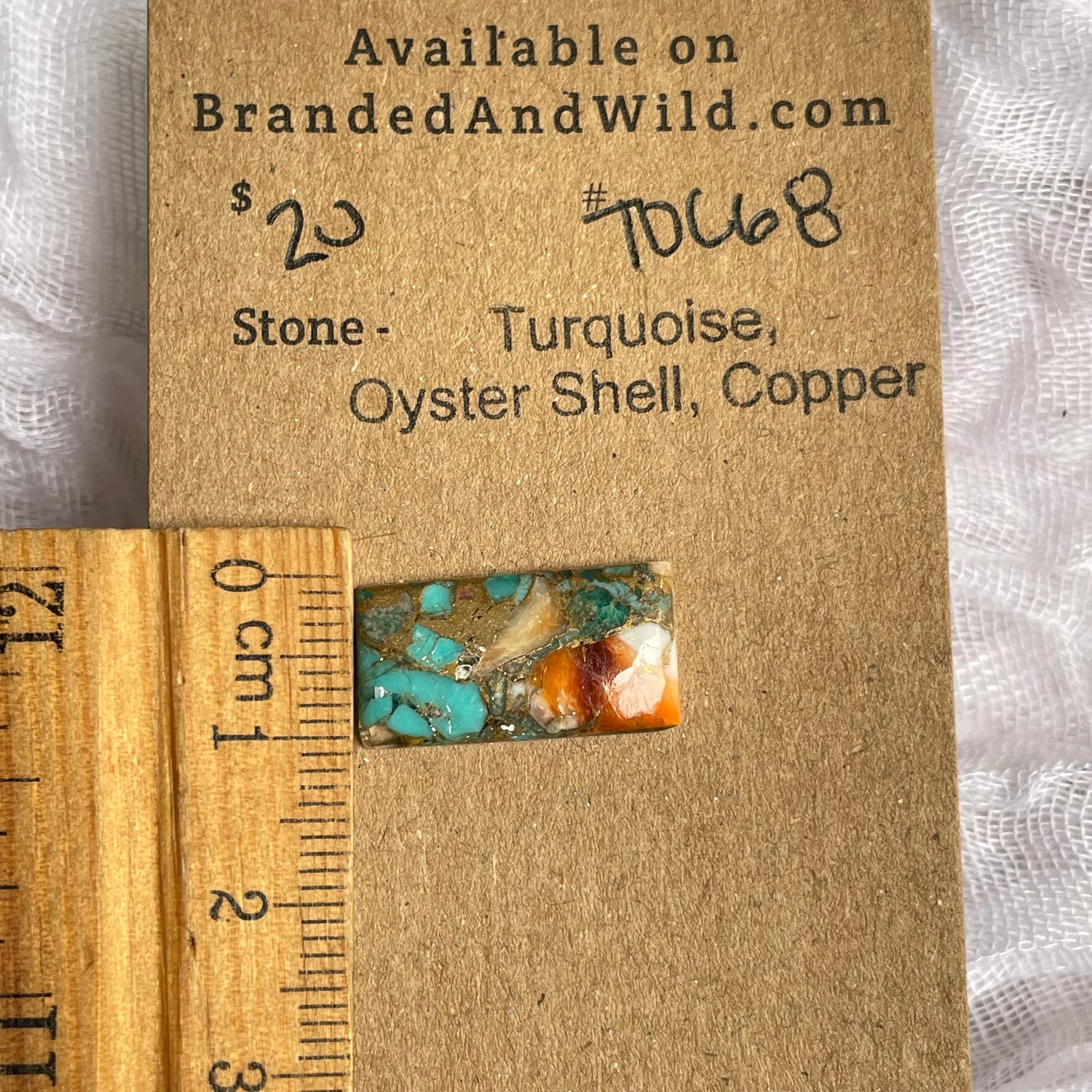 Turquoise, Oystershell, Copper Cabochon - TOC68 4CC7E9C9-12C7-4ACB-A053-A60EE73A056D Brandedandwild.com