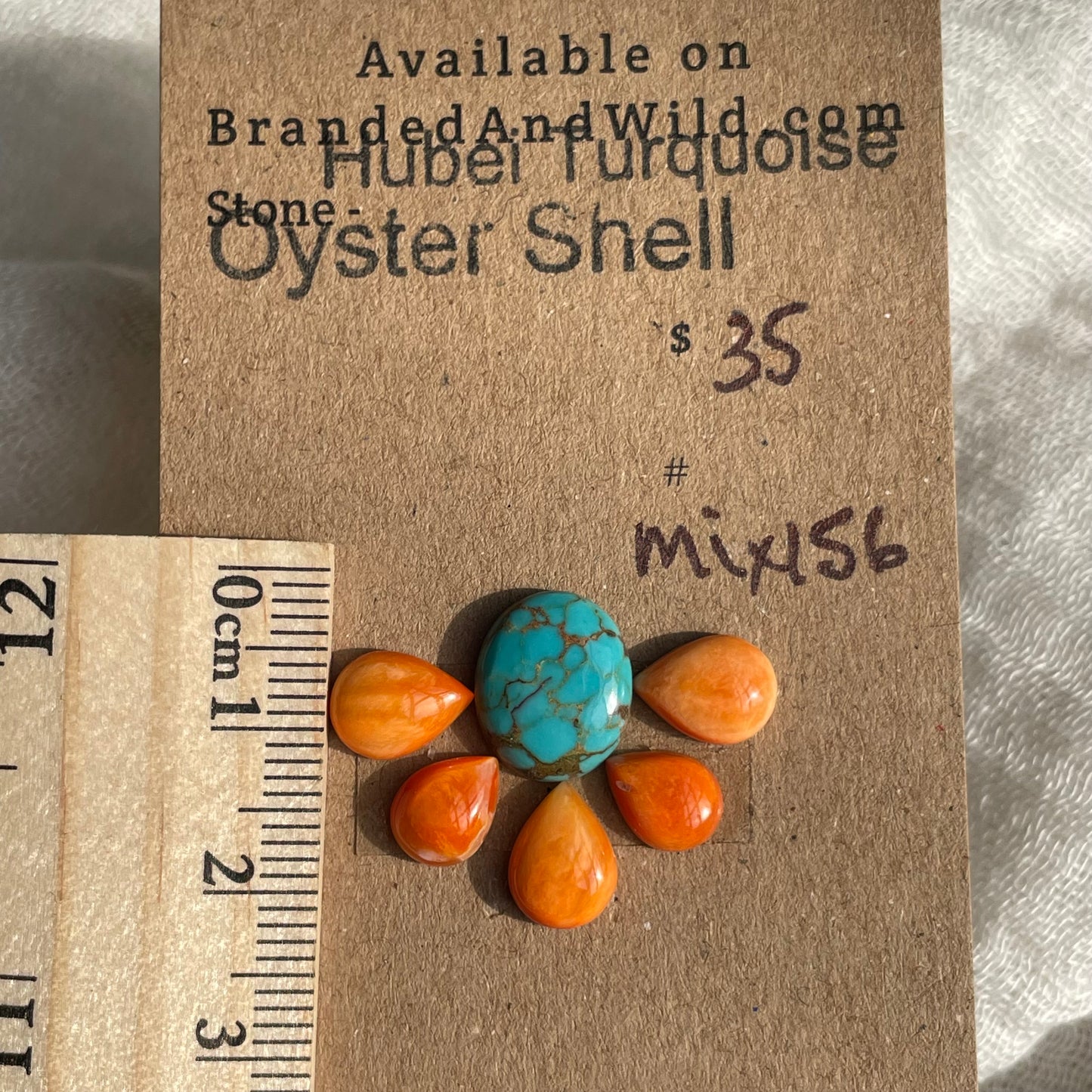 Hubei/Oyster Shell Cabochon - Mix156