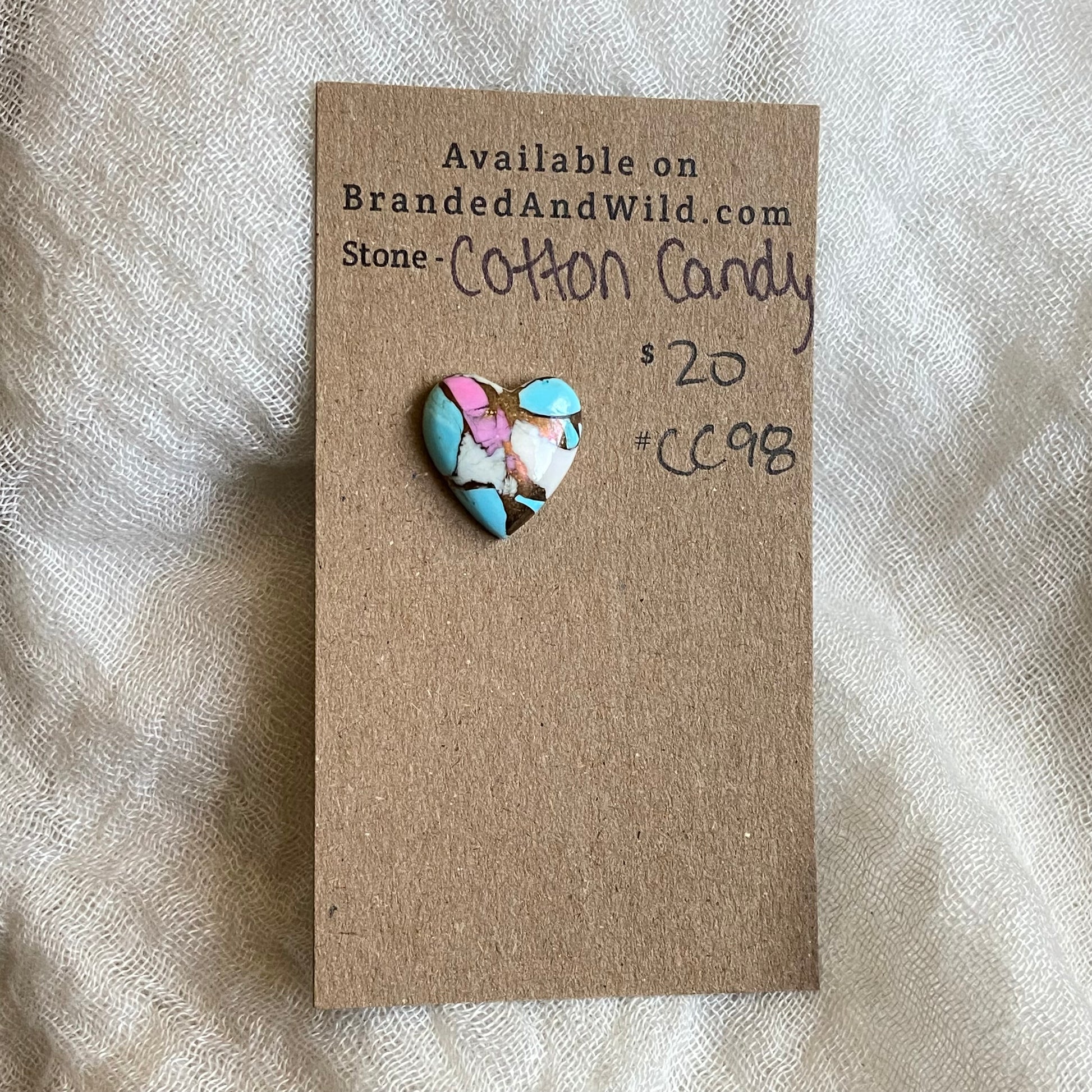 Cotton Candy Cabochon - CC98 4D178E1B-ADF4-4BD8-A101-948C5BFE756C Brandedandwild.com