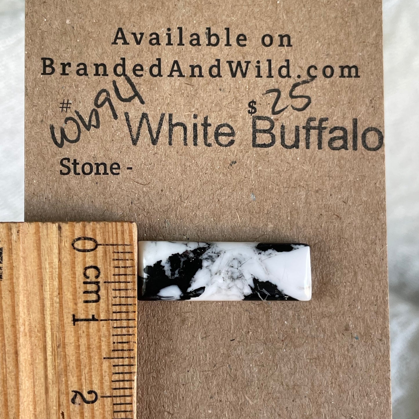White Buffalo Cabochon - WB94
