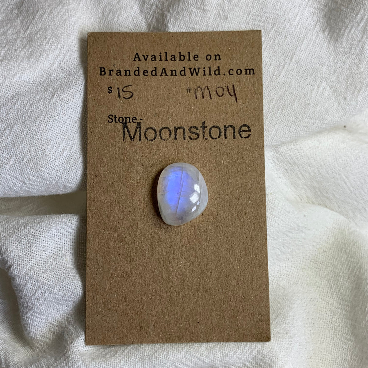 Moonstone Cabochon - M04 4D384249-64EF-4A4F-9DD7-9DEB76930BA3 Brandedandwild.com