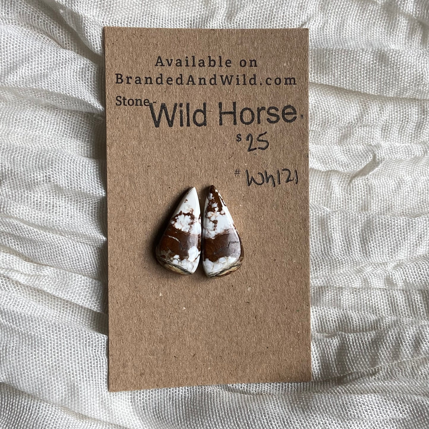 Wild Horse Cabochon - WH121 4D416207-C16B-4A7C-8817-5FA3DCF4DCCA Brandedandwild.com