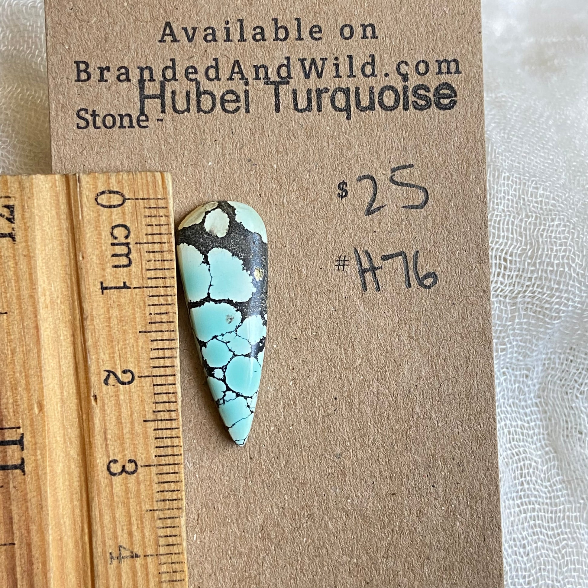 Hubei Turquoise Cabochon - H76 4D436B49-FBD4-4B6E-B18C-A23088BCFEC5 Brandedandwild.com