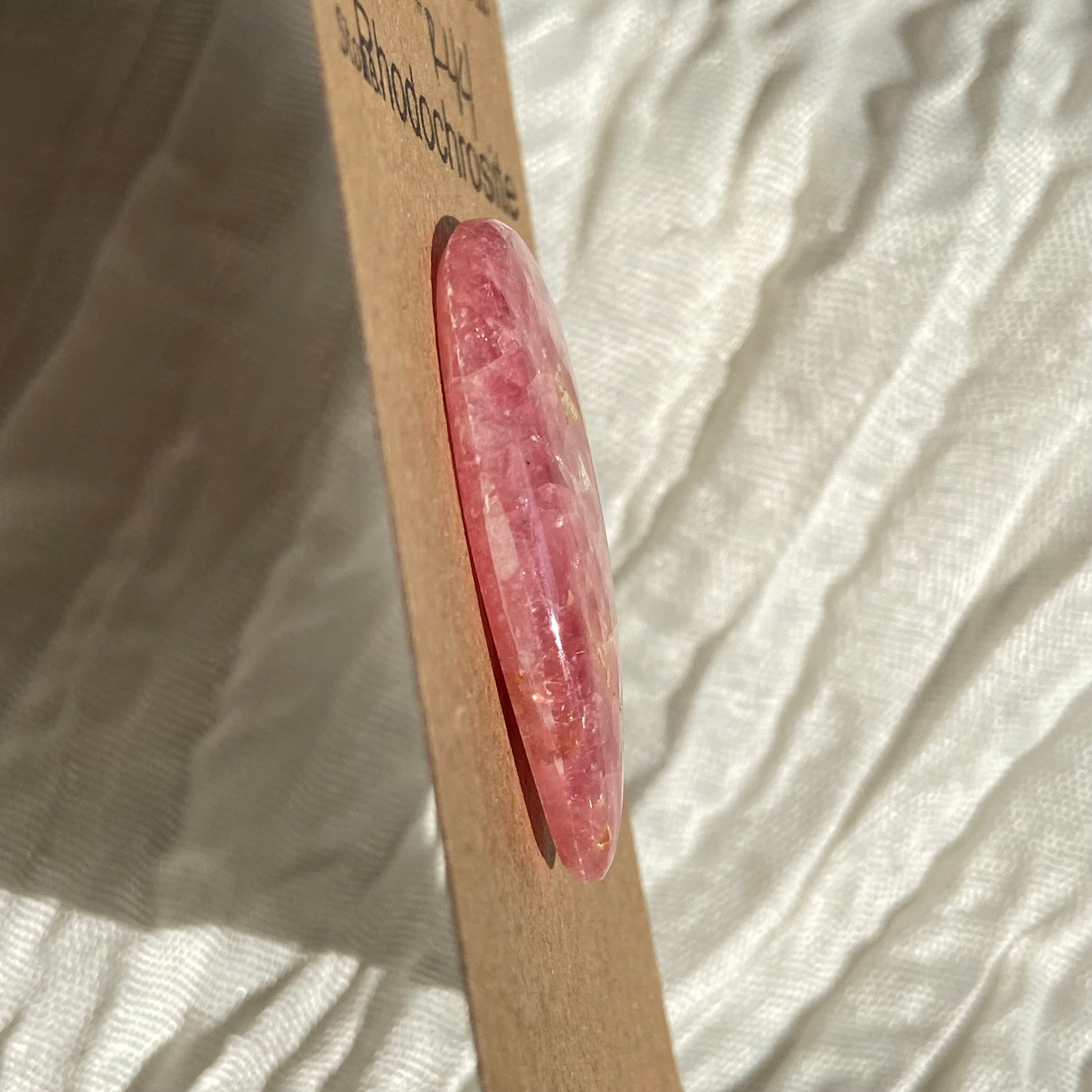 Rhodochrosite Cabochon - R44 4D9FB4E8-3F58-4912-BEE1-6F6E1B572413 Brandedandwild.com