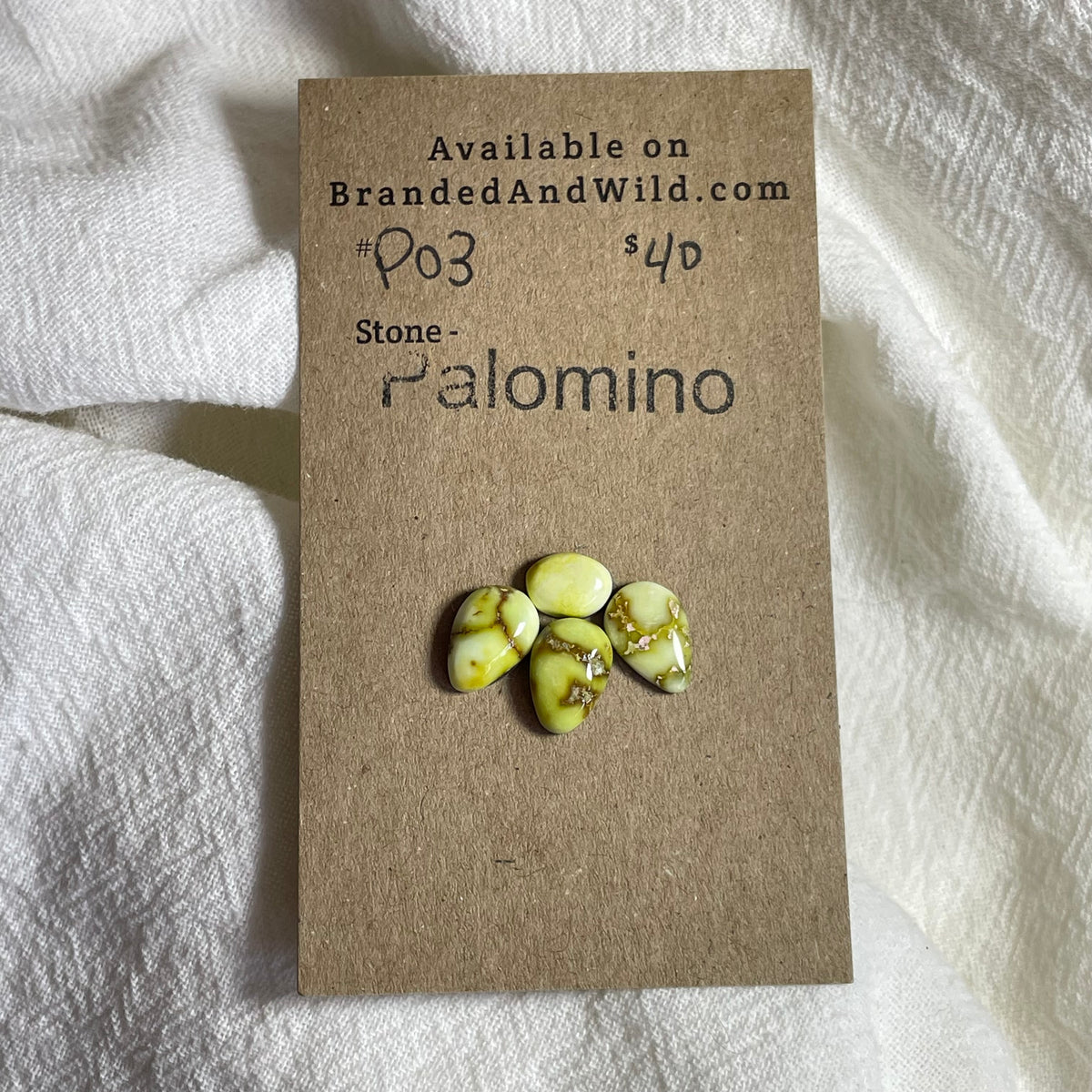 Palomino Cabochon - P03 4DA1CDE0-DDF3-43F4-AC1F-A987ACEF61A9 Brandedandwild.com