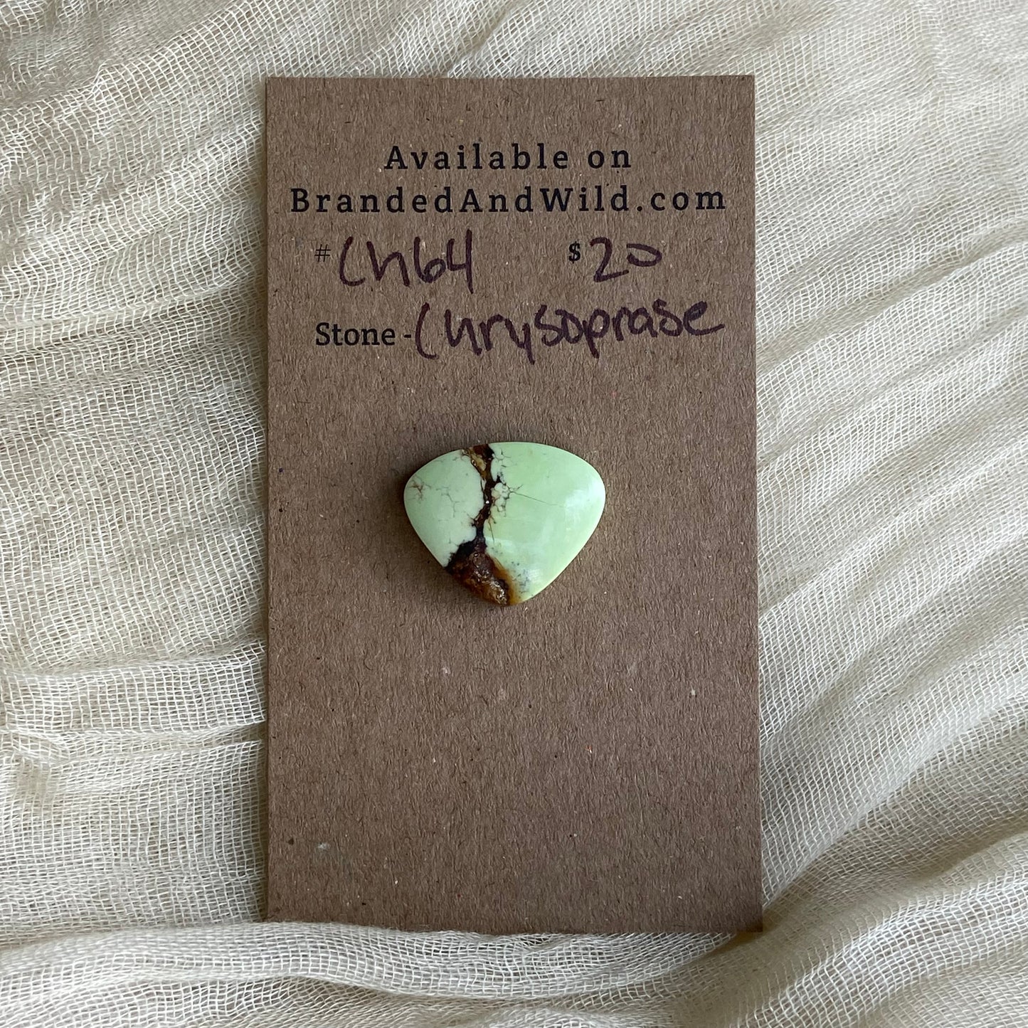 Chrysoprase Cabochon - Ch64