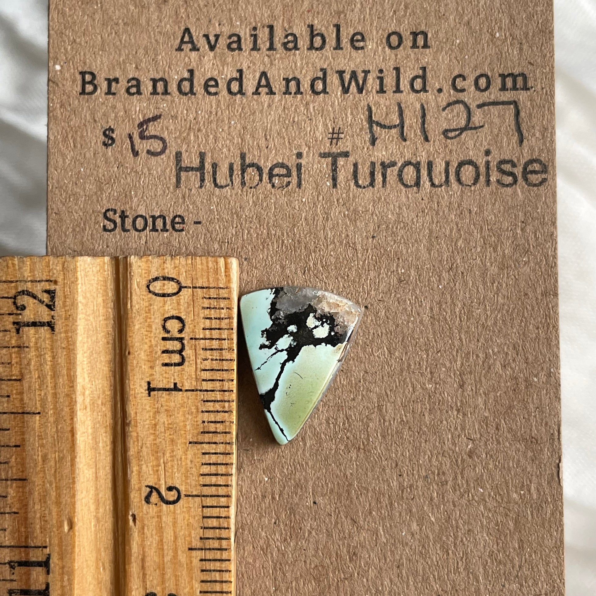 Hubei Turquoise Cabochon - H127 4DB6DBFF-4CA6-4547-B089-6AD09B3A7814 Brandedandwild.com