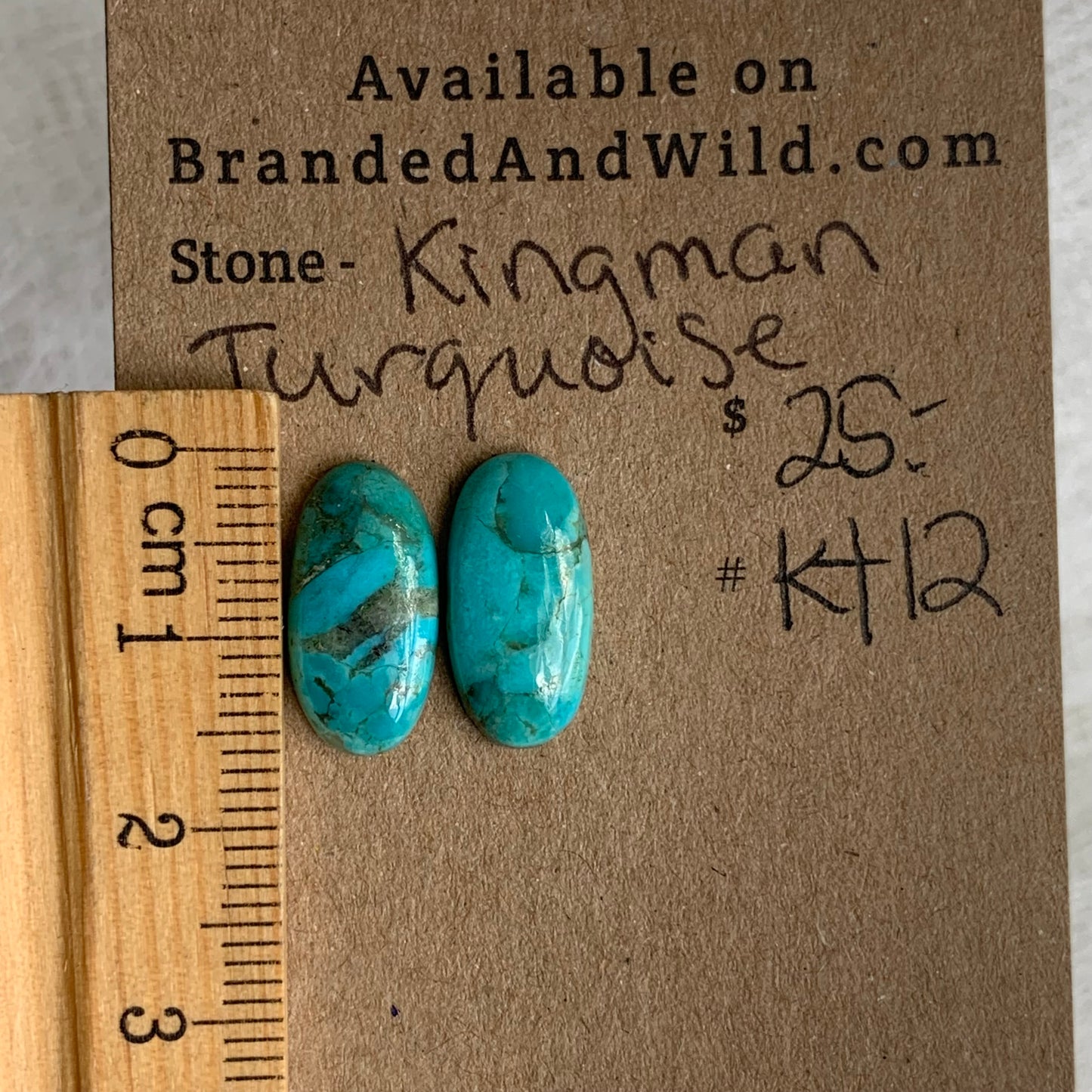 Kingman Turquoise (composite) Cabochon - KT12