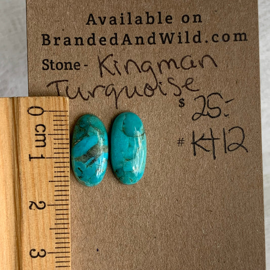 Kingman Turquoise (composite) Cabochon - KT12
