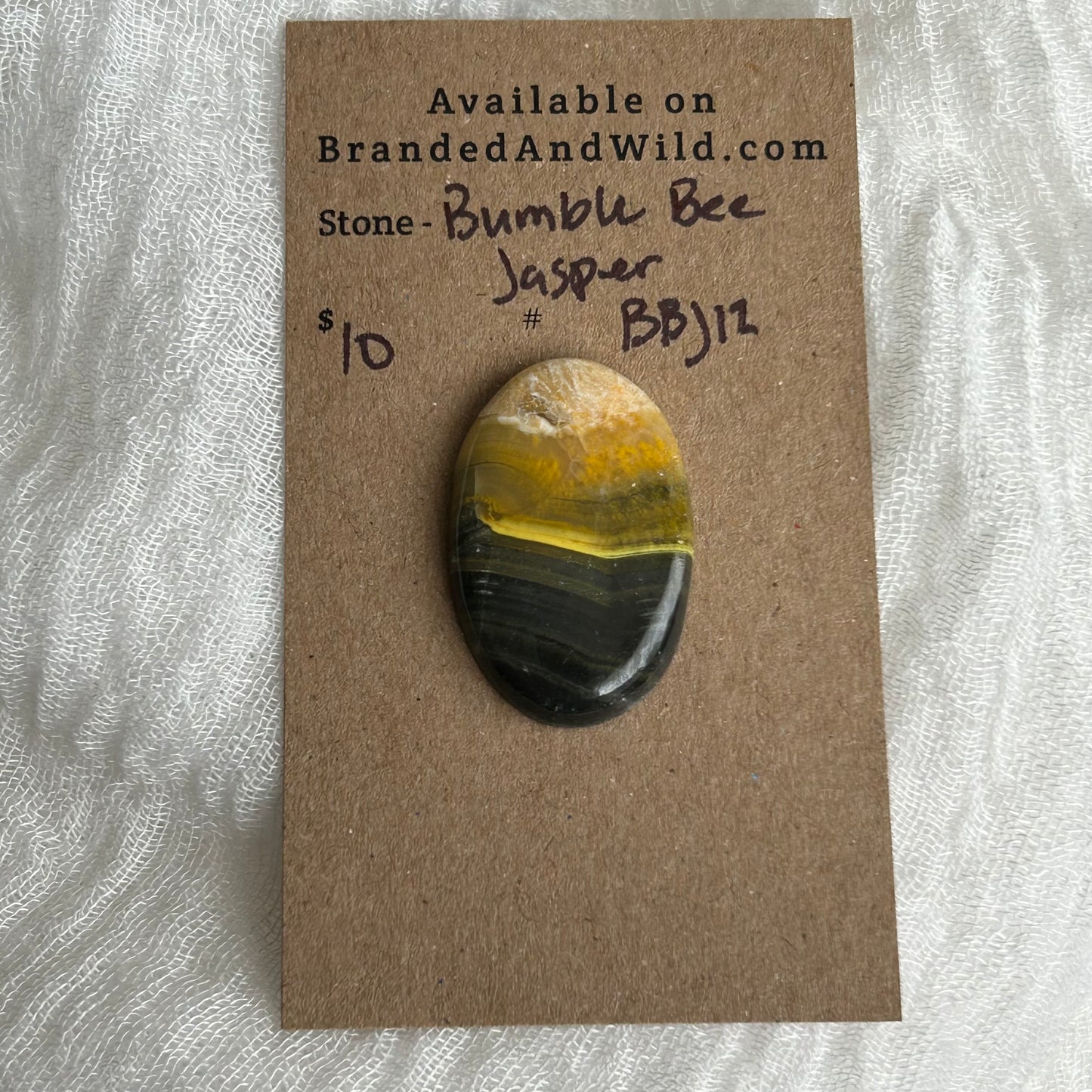 Bumblebee Jasper Cabochon - BBJ12