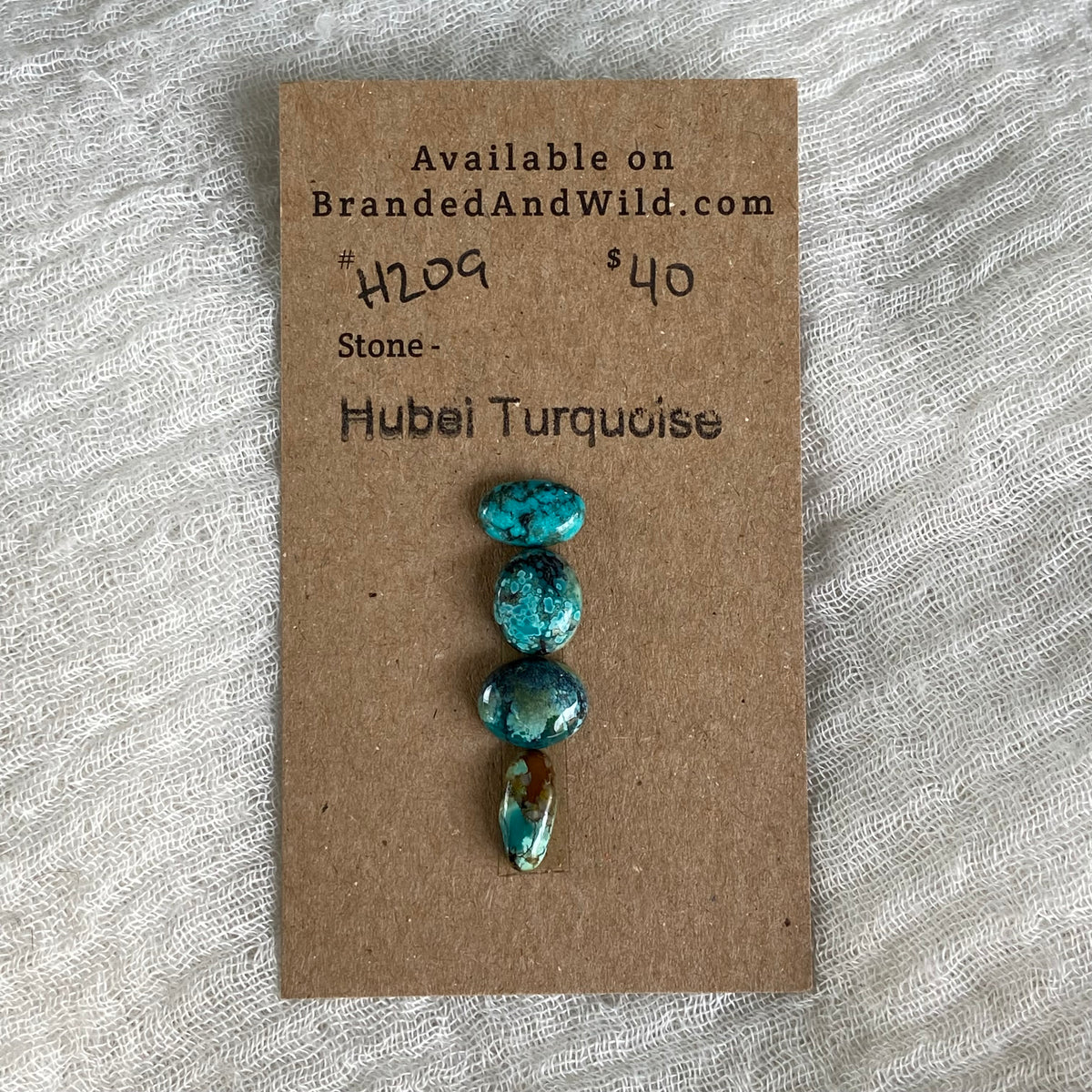 Hubei Turquoise Cabochon - H209