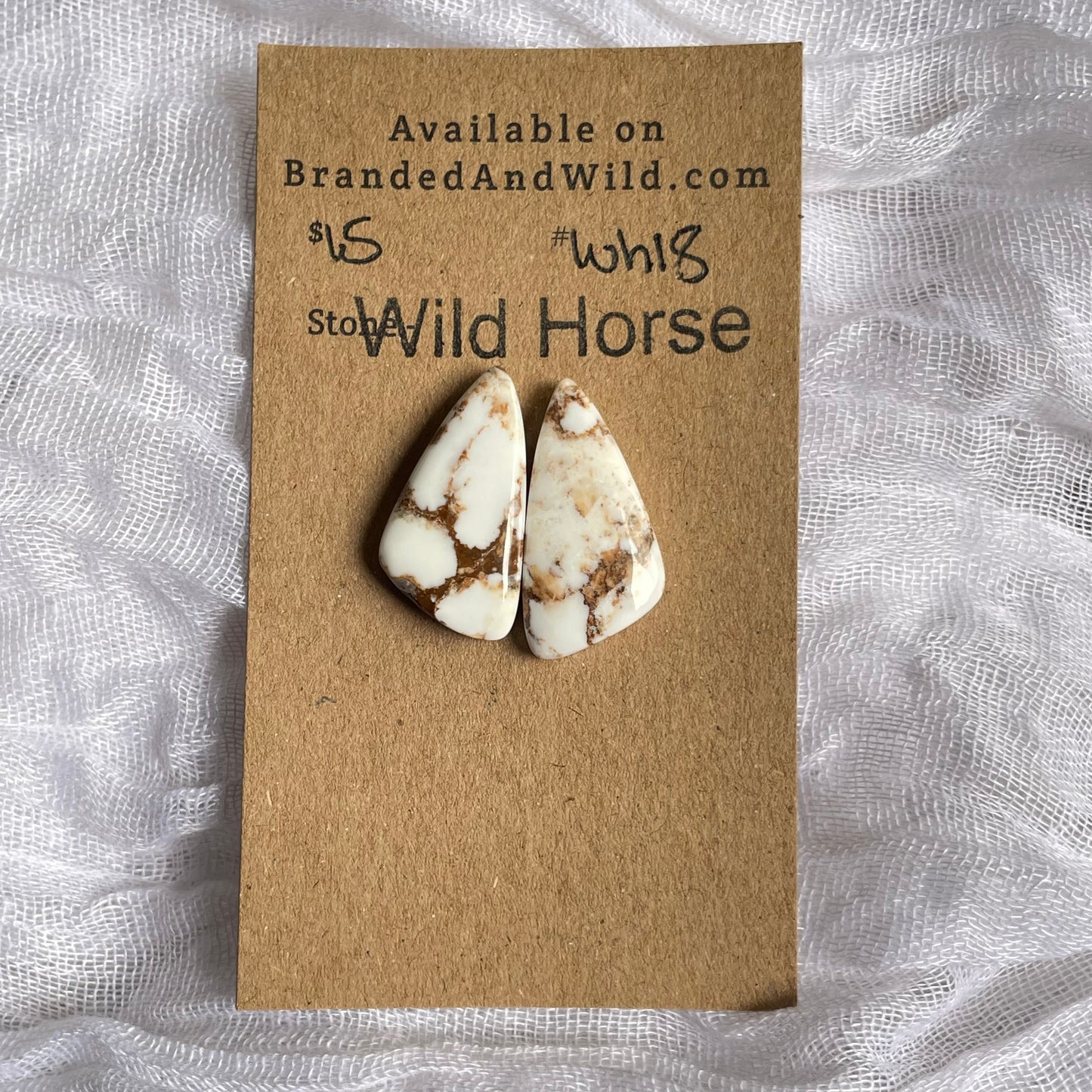 Wild Horse Cabochon - WH18 4DD5D7AE-607C-4B1B-97D1-5668D6FEFB9F Brandedandwild.com