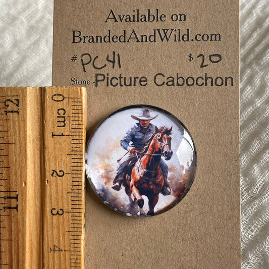 Picture Cabochon - Cabochon - PC41 4DF762FF-BEE3-4575-9700-29593EFAC5D8 Brandedandwild.com