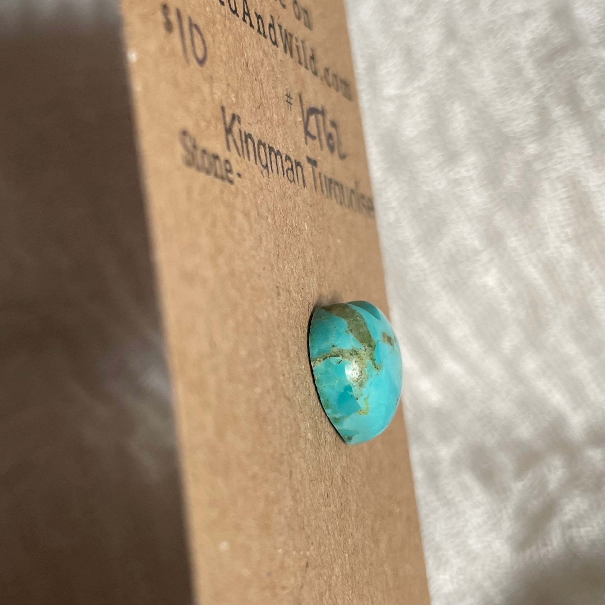 Kingman Turquoise Cabochon - KT62 4E280796-2570-43CF-A9DF-62BA4D6329F7 Brandedandwild.com