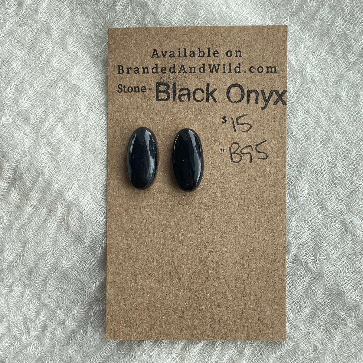 Black Onyx - Cabochon - B95