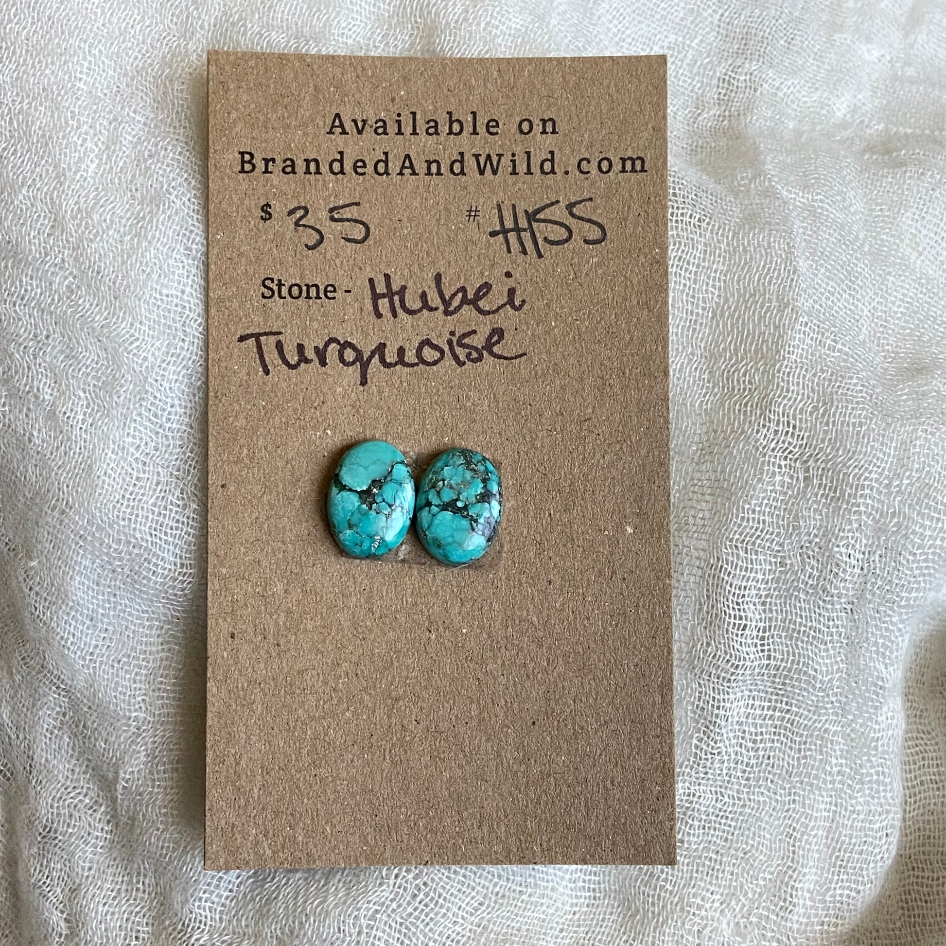 Hubei Turquoise Cabochon - H155 4E2FDEC4-2BD9-4797-8C2F-429BCC9510F5 Brandedandwild.com