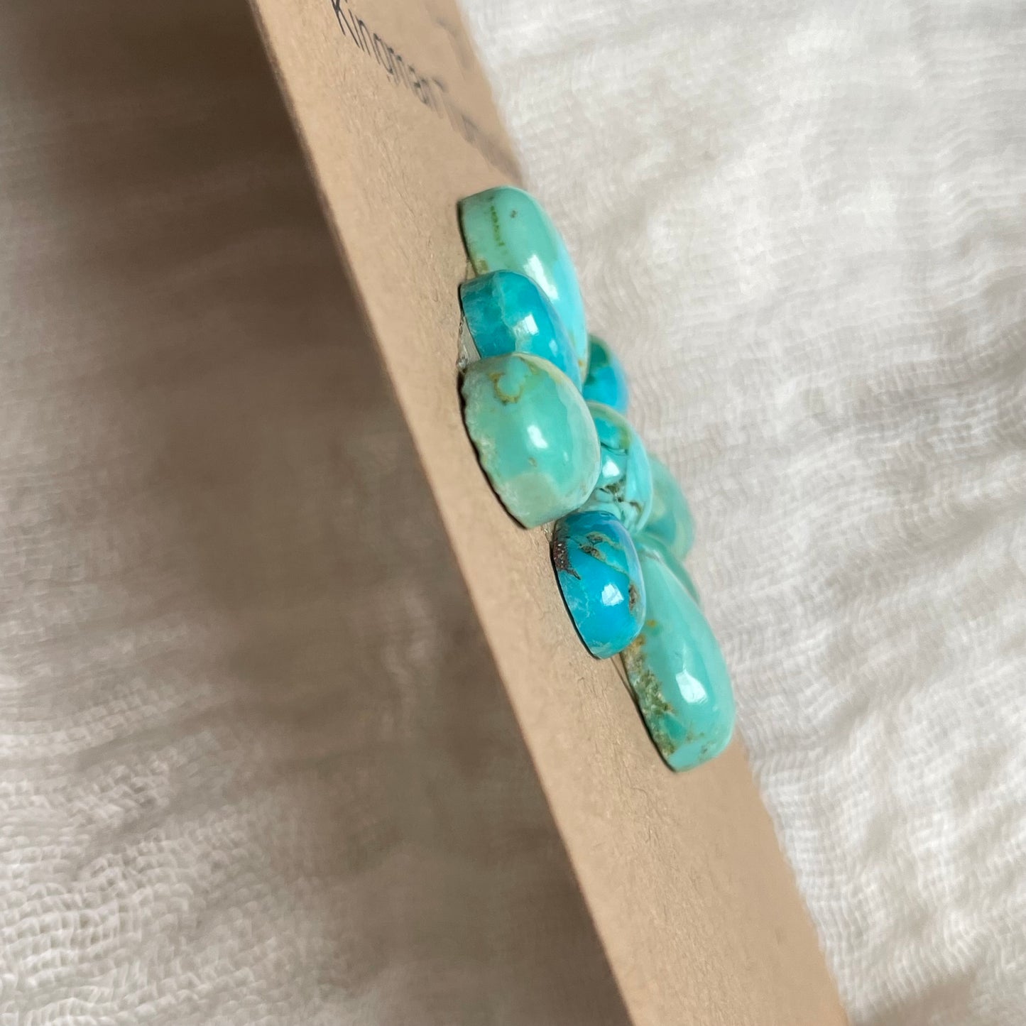 Kingman Turquoise Cabochon - KT88 4E4CECB3-ABCF-4FBF-A18B-33947725DEBD Brandedandwild.com