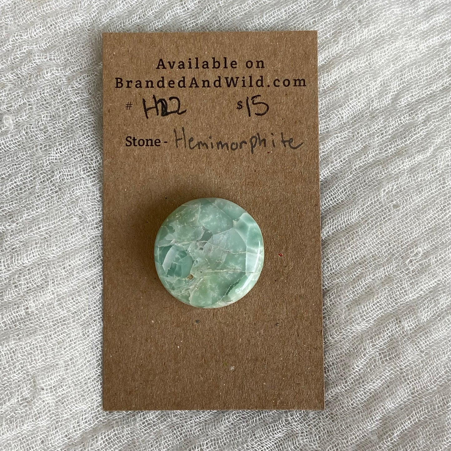 Hemimorite Cabochon - H22