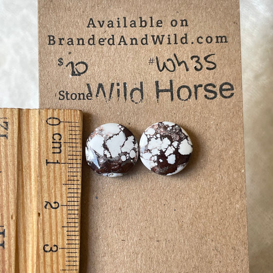 Wild Horse Cabochon - WH35 4E74FEEB-05AA-4F47-8ACB-756E37DB2B51 Brandedandwild.com