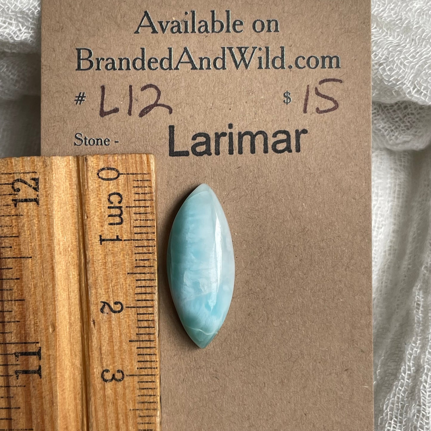Larimar Cabochon - L12
