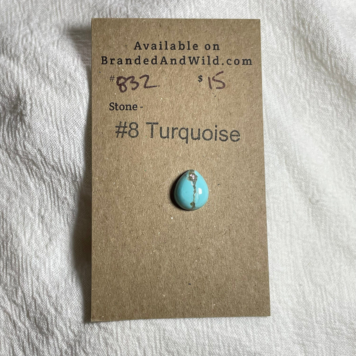 #8 Turquoise Cabochon - #832