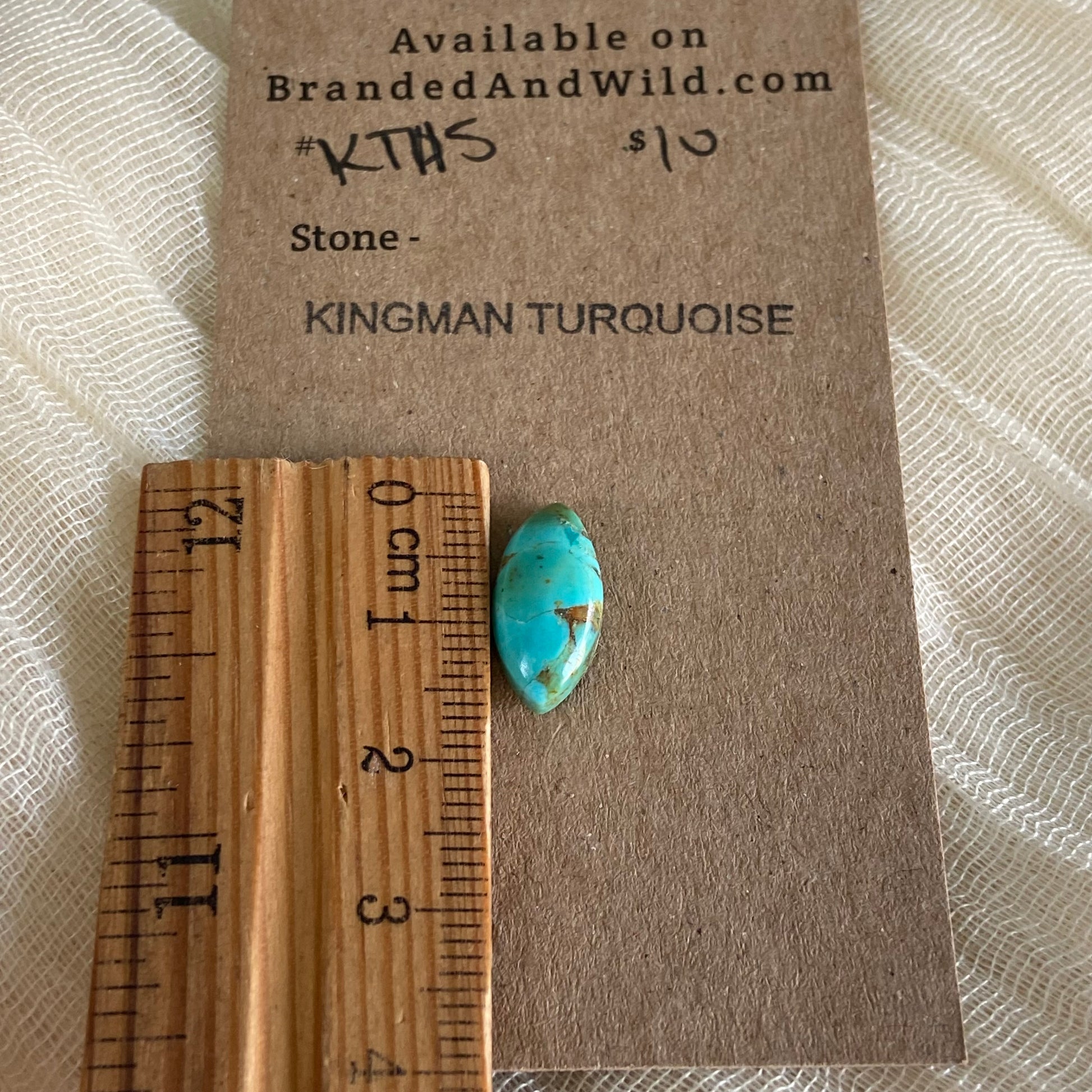 Kingman Turquoise Cabochon - KT106 (Copy) 4EB57E4E-48D1-4746-9BB6-346676B73089 Brandedandwild.com