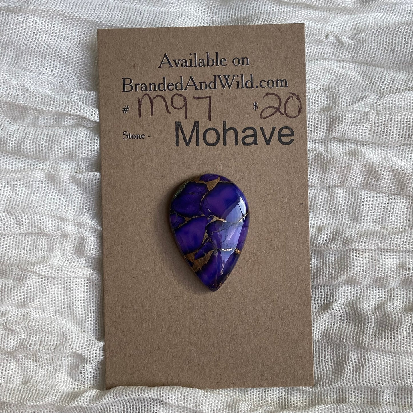 Mohave Cabochon - M97 Cabochon 4EE52AC2-D4E9-49AE-9C2C-D4A591DB1923 Brandedandwild.com