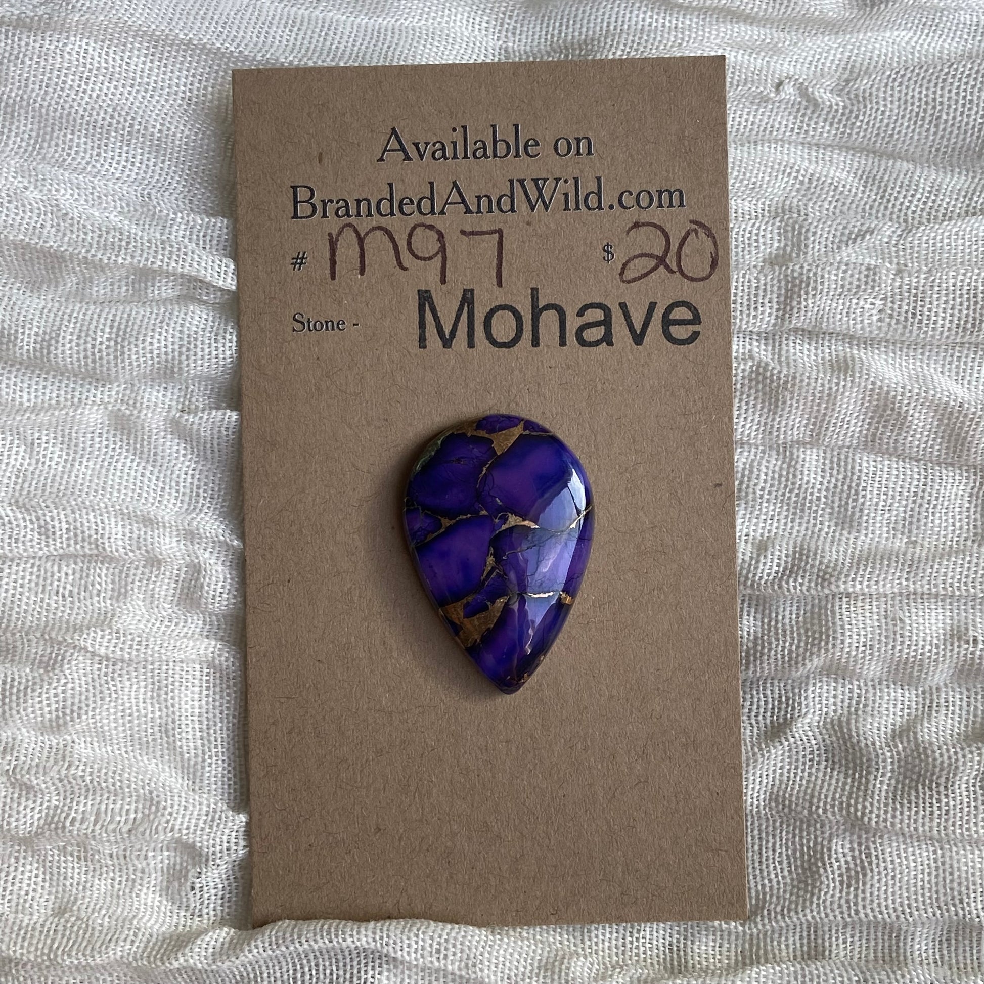 Mohave Cabochon - M97 Cabochon 4EE52AC2-D4E9-49AE-9C2C-D4A591DB1923 Brandedandwild.com