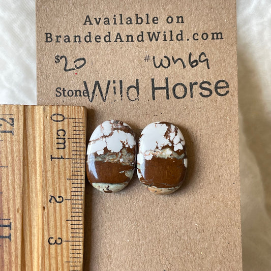Wild Horse Cabochon - WH69 4EF50C5E-B34A-4630-8B59-6D93D4C7848D Brandedandwild.com