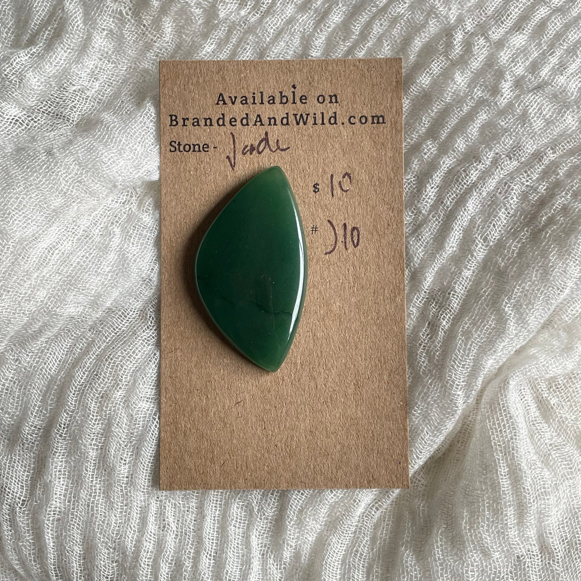 Jade Cabochon - J10 4EF52762-6643-497C-92CC-6BC3E12D562E Brandedandwild.com