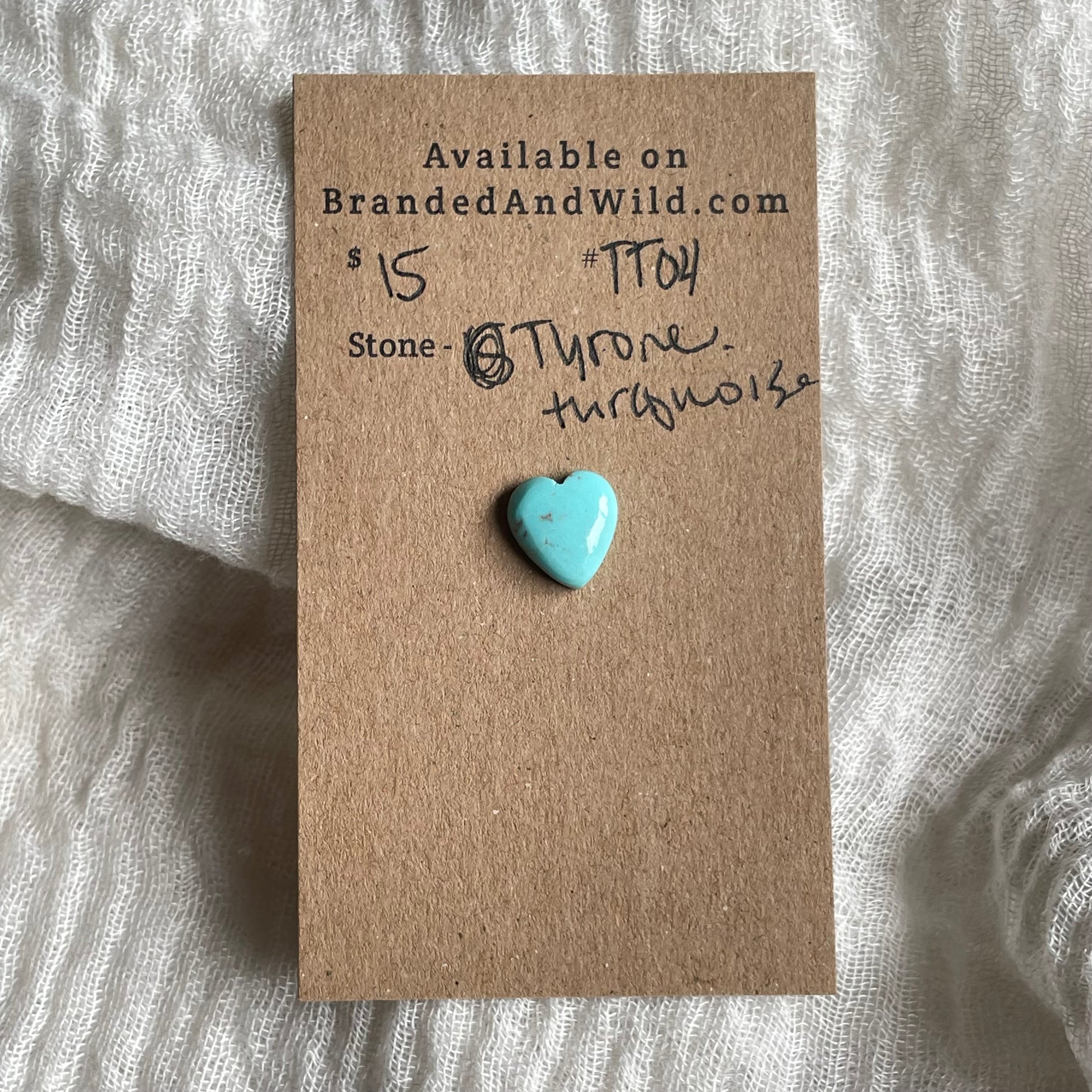 Tyrone Turquoise Cabochon - TT04 4F08E92F-BE1F-4440-A7C8-B1E8C14D4A1C Brandedandwild.com