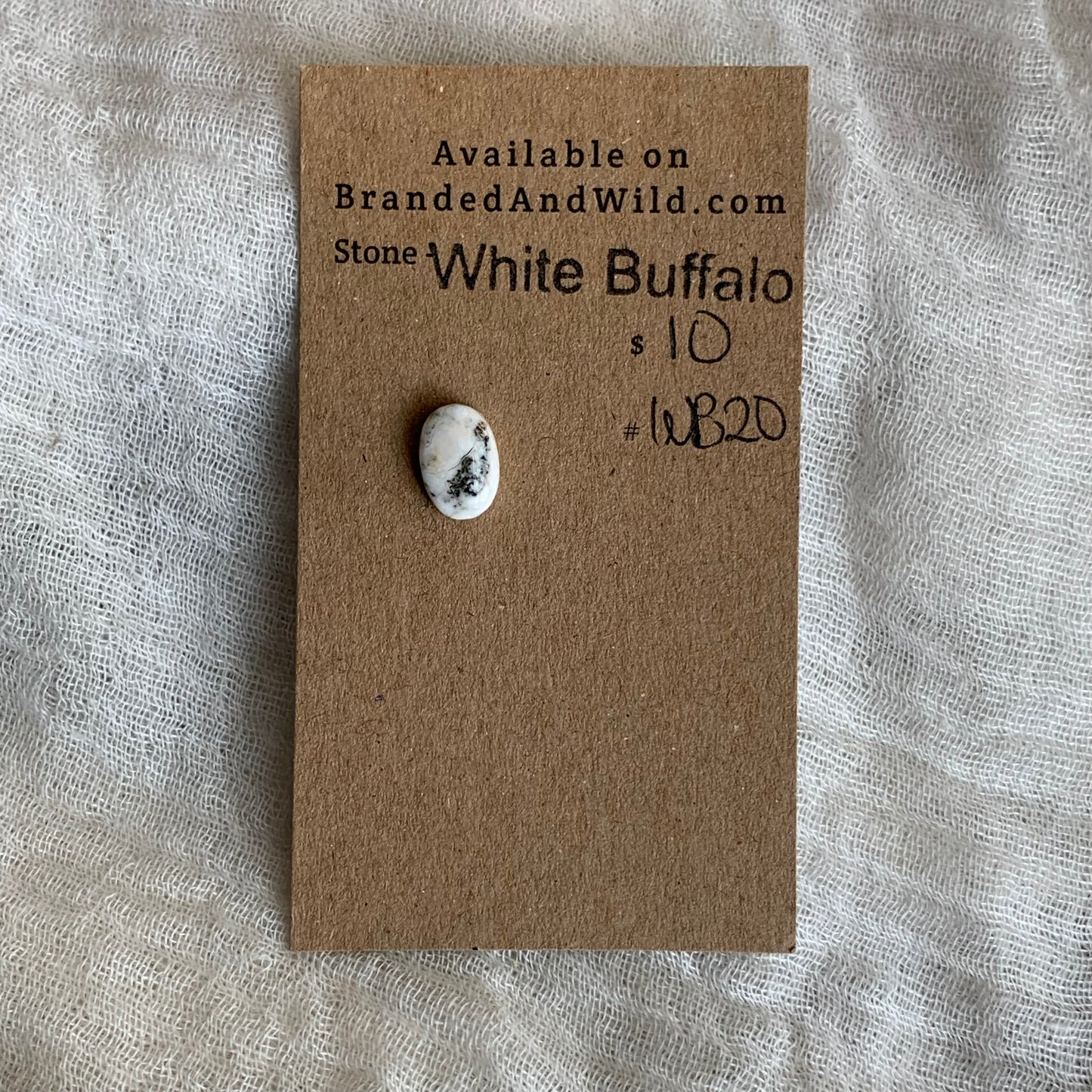 White Buffalo Cabochon - WB20