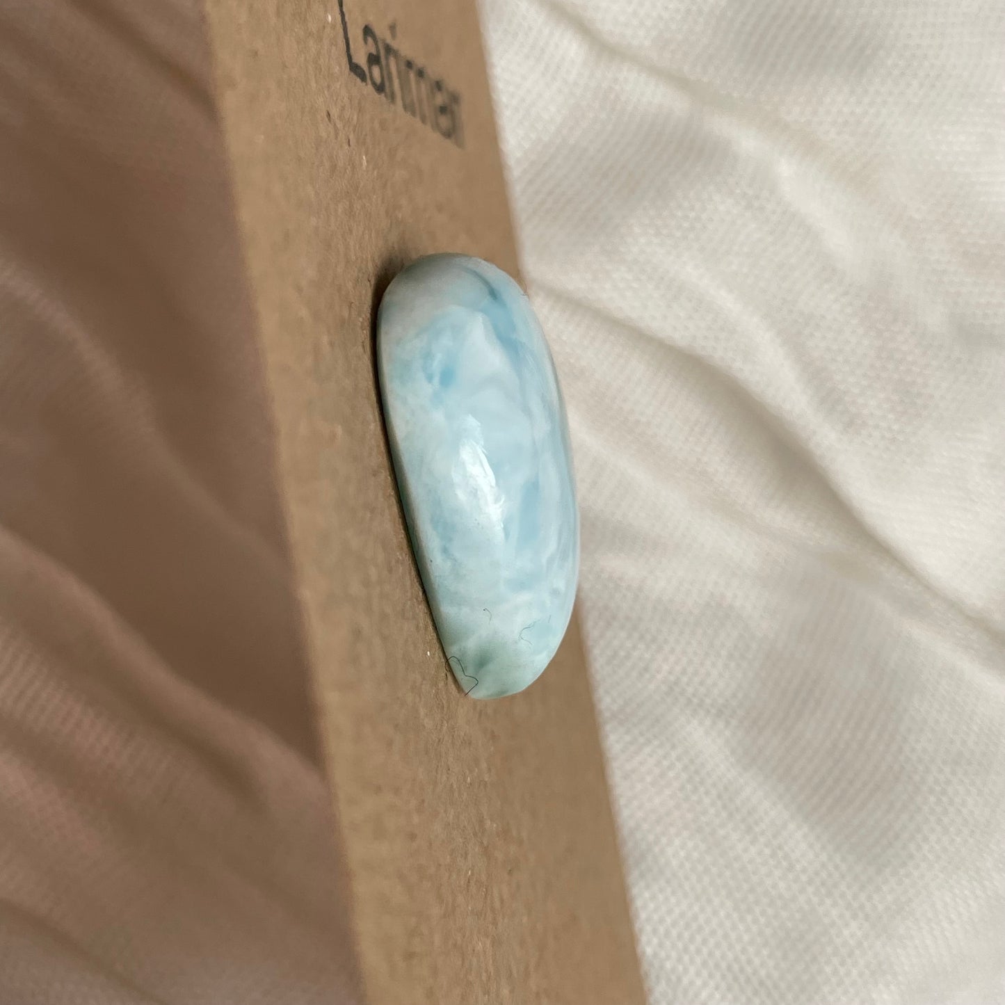 Larimar Cabochon - L01 4F10484A-E83A-4F4C-87E2-9C9E2FAA3E1B Brandedandwild.com