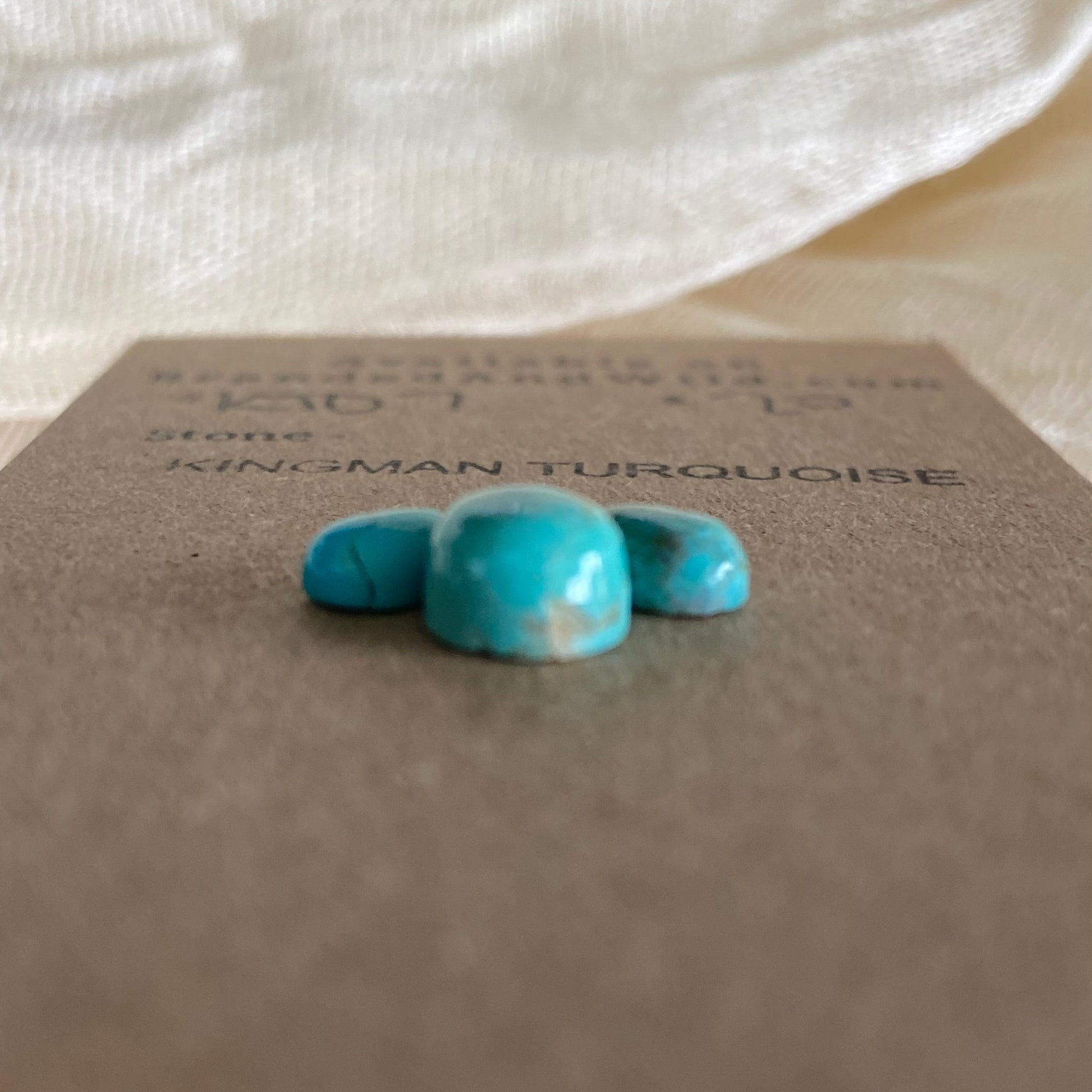 Kingman Turquoise Cabochon - KT07 4F10A926-B23E-4D64-9644-37DB7924795F Brandedandwild.com