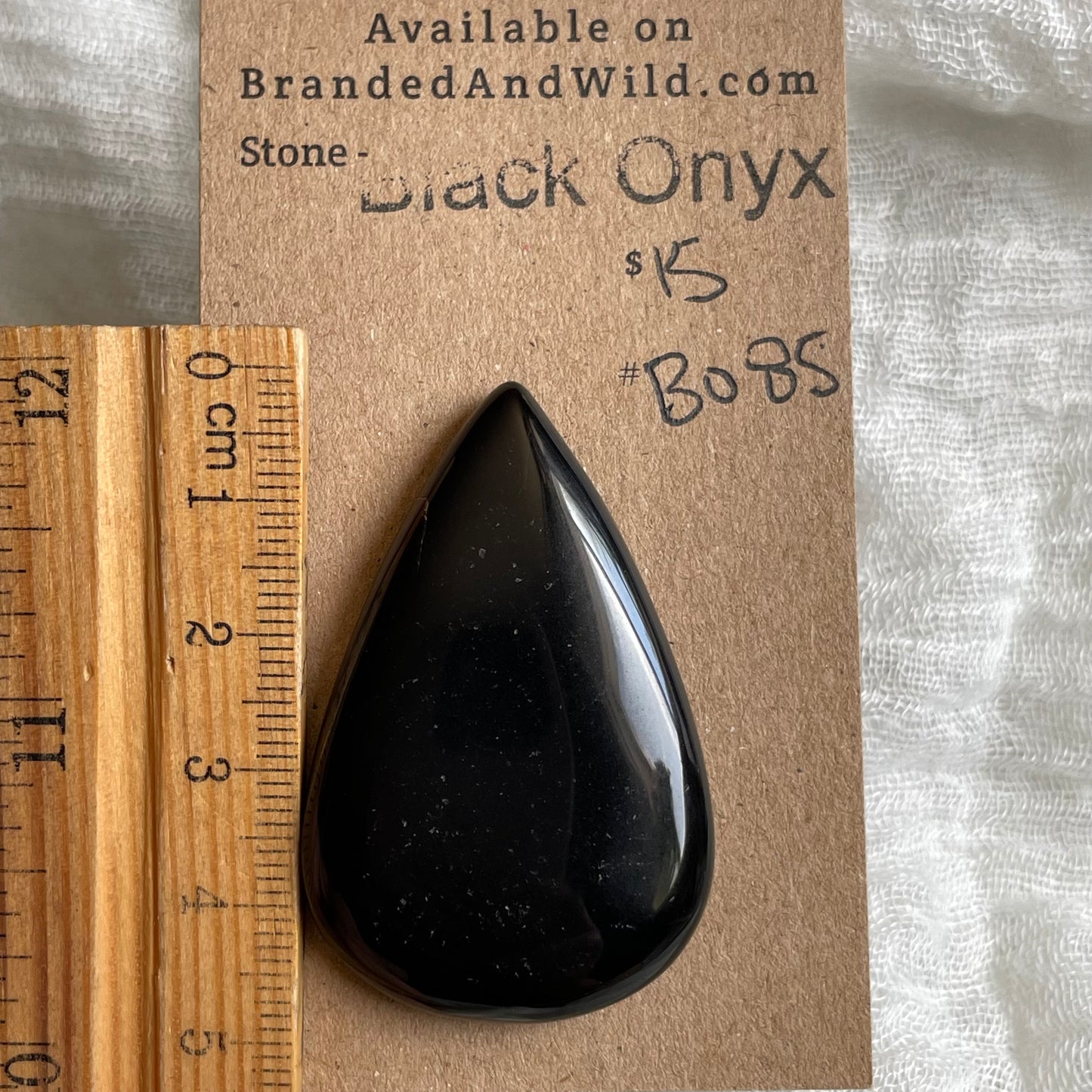 Black Onyx - Cabochon - BO85