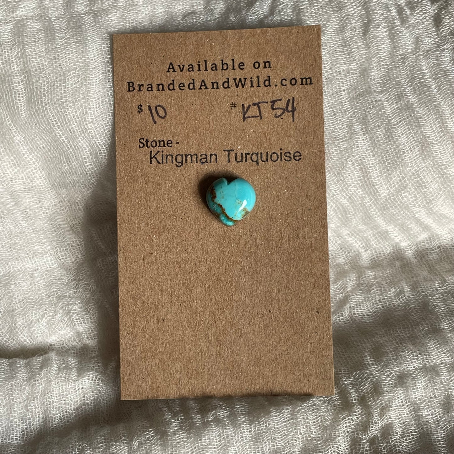 Kingman Turquoise Cabochon - KT54 4F7AE603-9C2F-4711-9A76-6A07D81C2B26 Brandedandwild.com