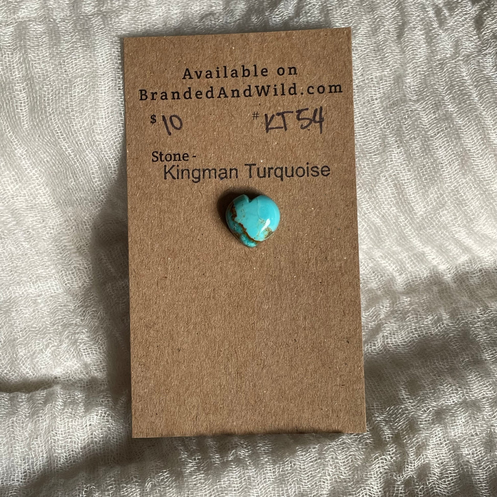 Kingman Turquoise Cabochon - KT54 4F7AE603-9C2F-4711-9A76-6A07D81C2B26 Brandedandwild.com