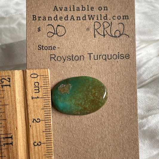 Royston Ribbon Turquoise Cabochon RR62 4F80A445-27E1-472D-8C12-C088F6645249 Brandedandwild.com