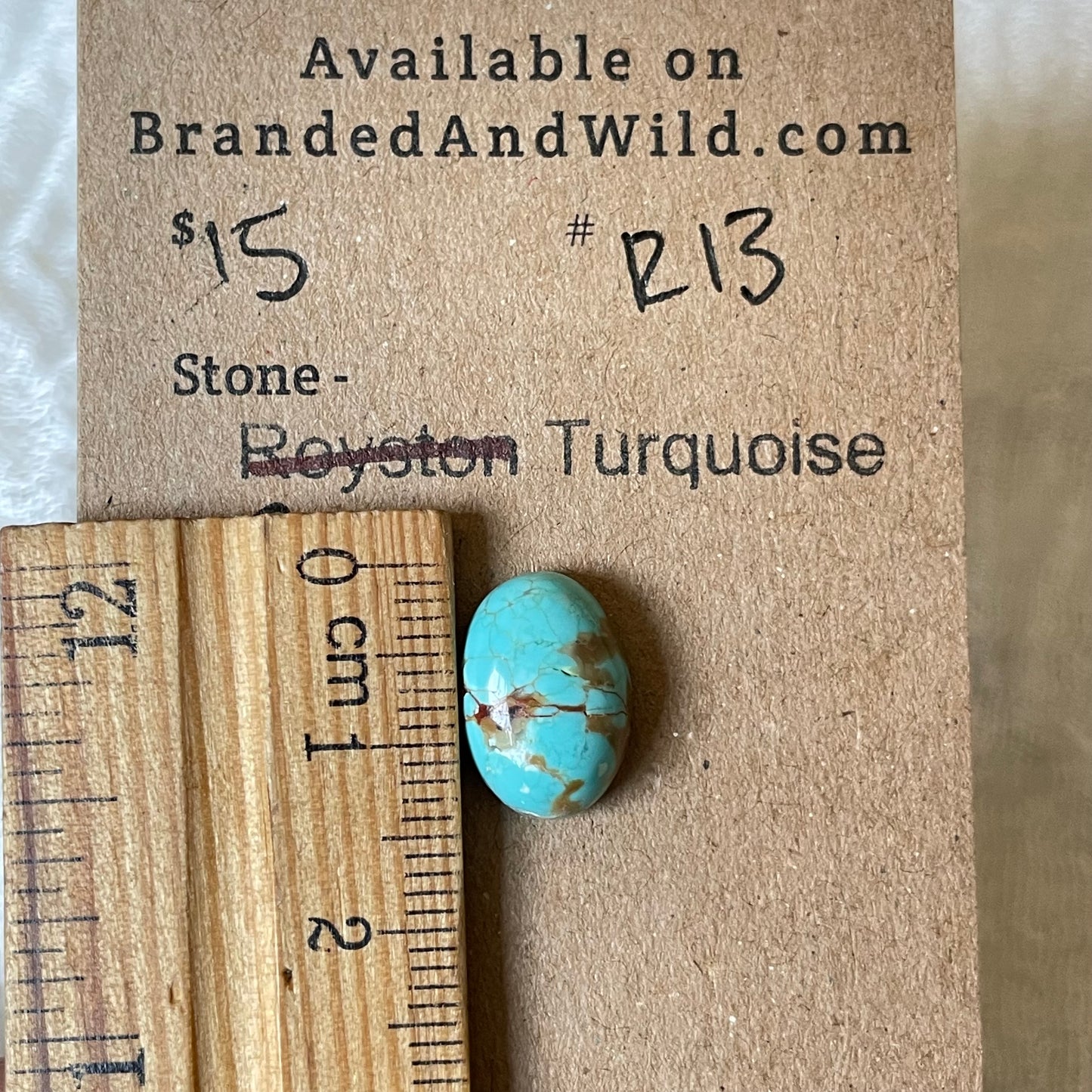 #8 Turquoise Cabochon - R13 4F8571AD-38C1-4245-B0CF-F21AA84BB85C Brandedandwild.com