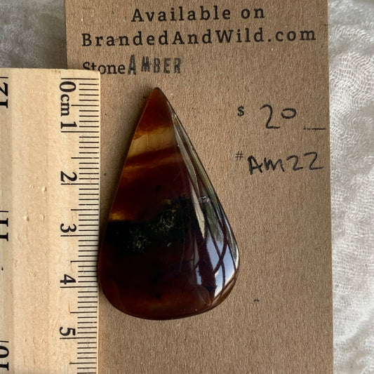Amber Cabochon AM22