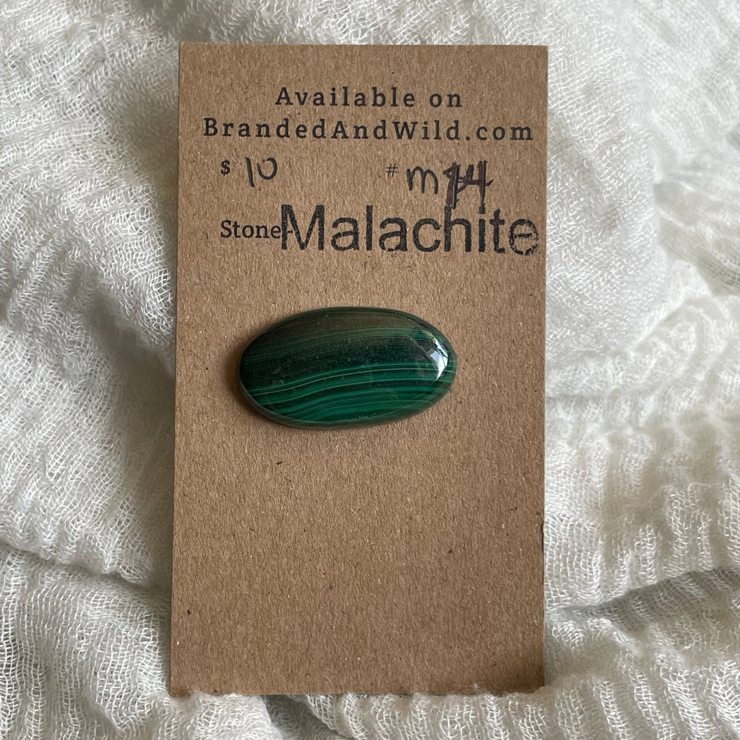 Malachite Cabochon - M14