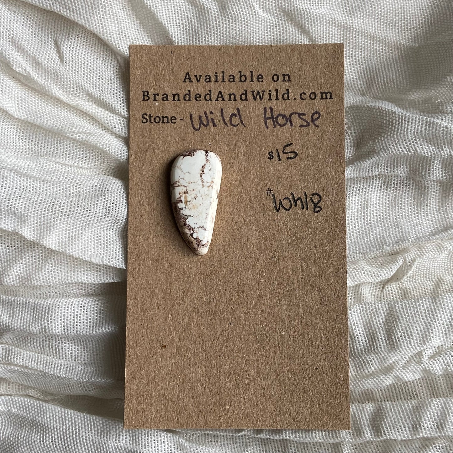 Wild Horse Cabochon - WH18 4FA82EB8-3112-4919-B903-5854DA225CDE Brandedandwild.com