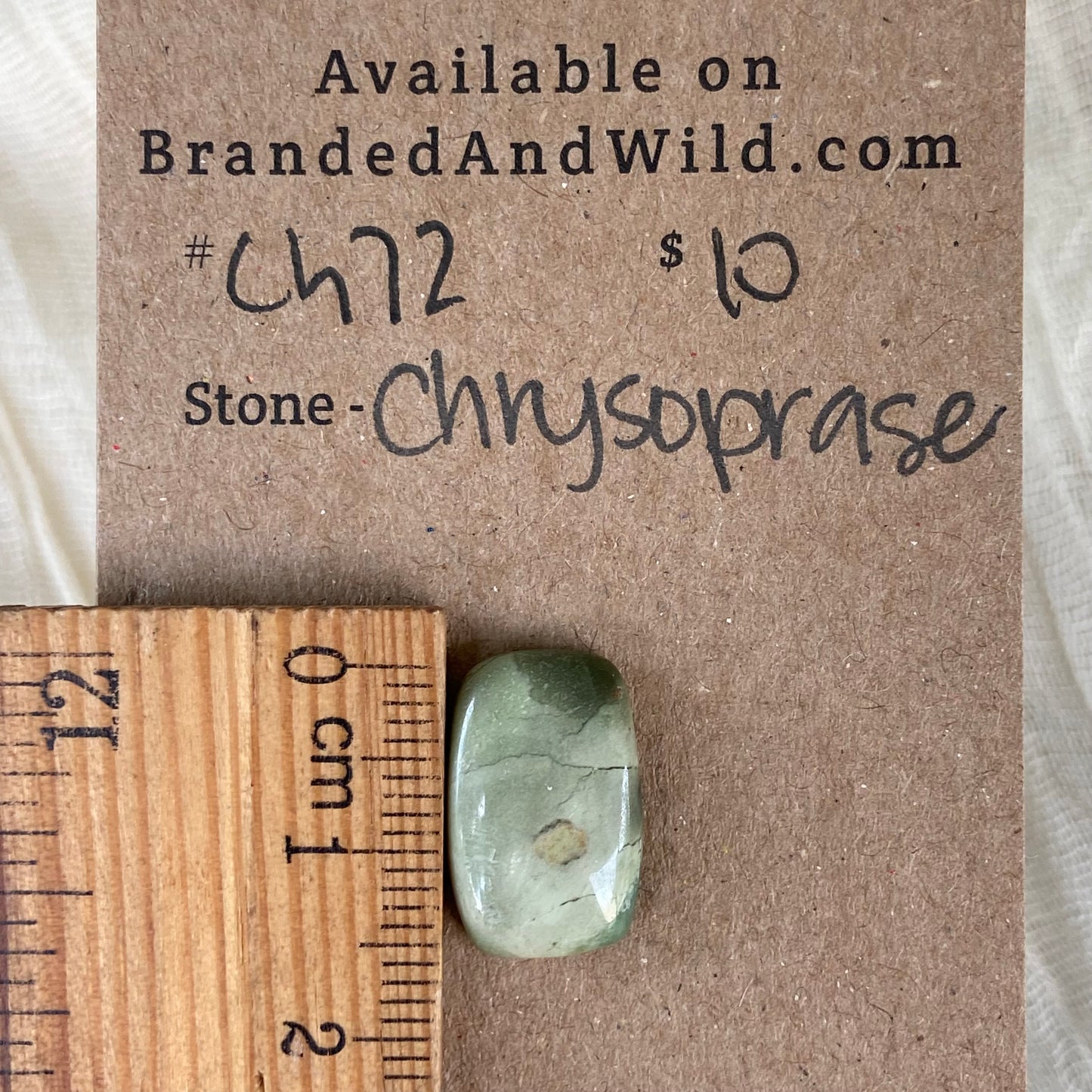 Chrysoprase Cabochon - Ch72 4FAA4CDA-9D6F-4F1B-936F-608B14B2FD57 Brandedandwild.com