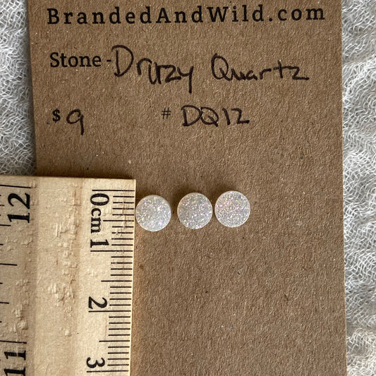 Druzy Quartz Cabochon - DQ12