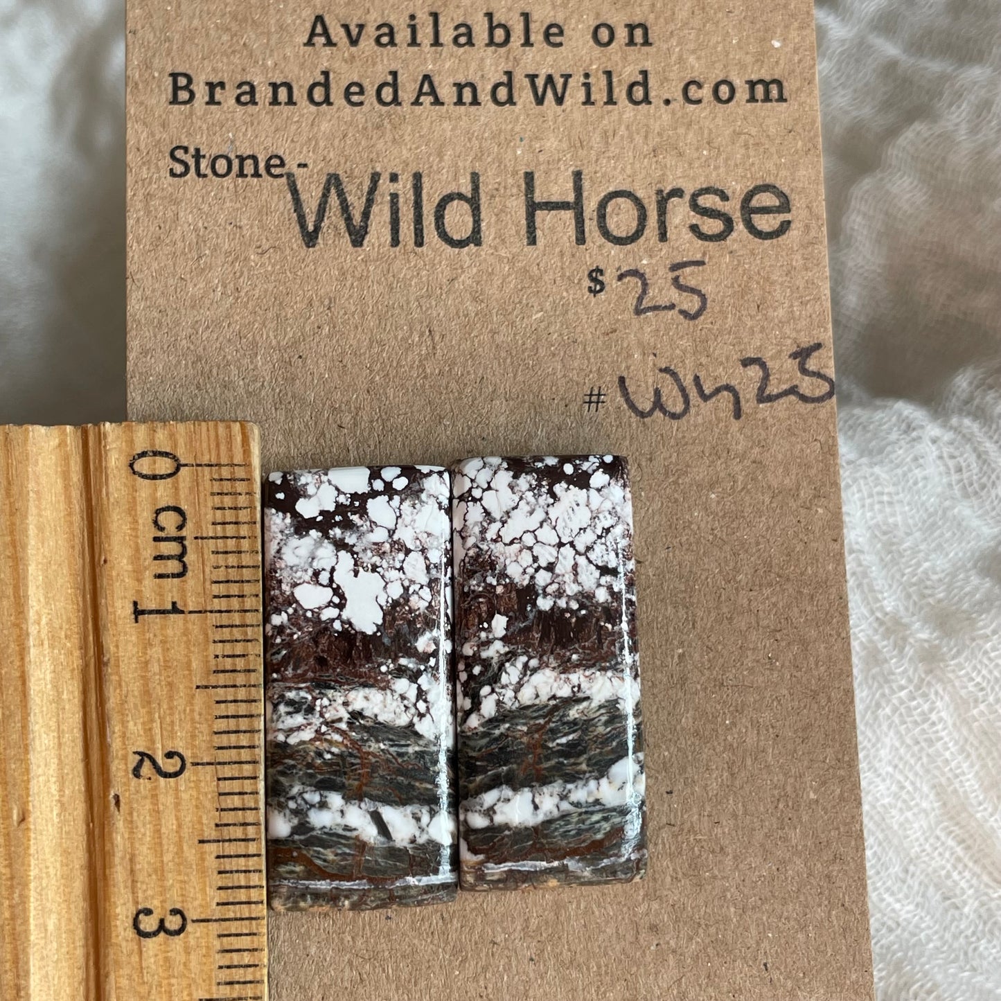 Wild Horse Cabochon - WH23 4FCE7219-4BB9-48BC-AC40-3E97372249E2 Brandedandwild.com