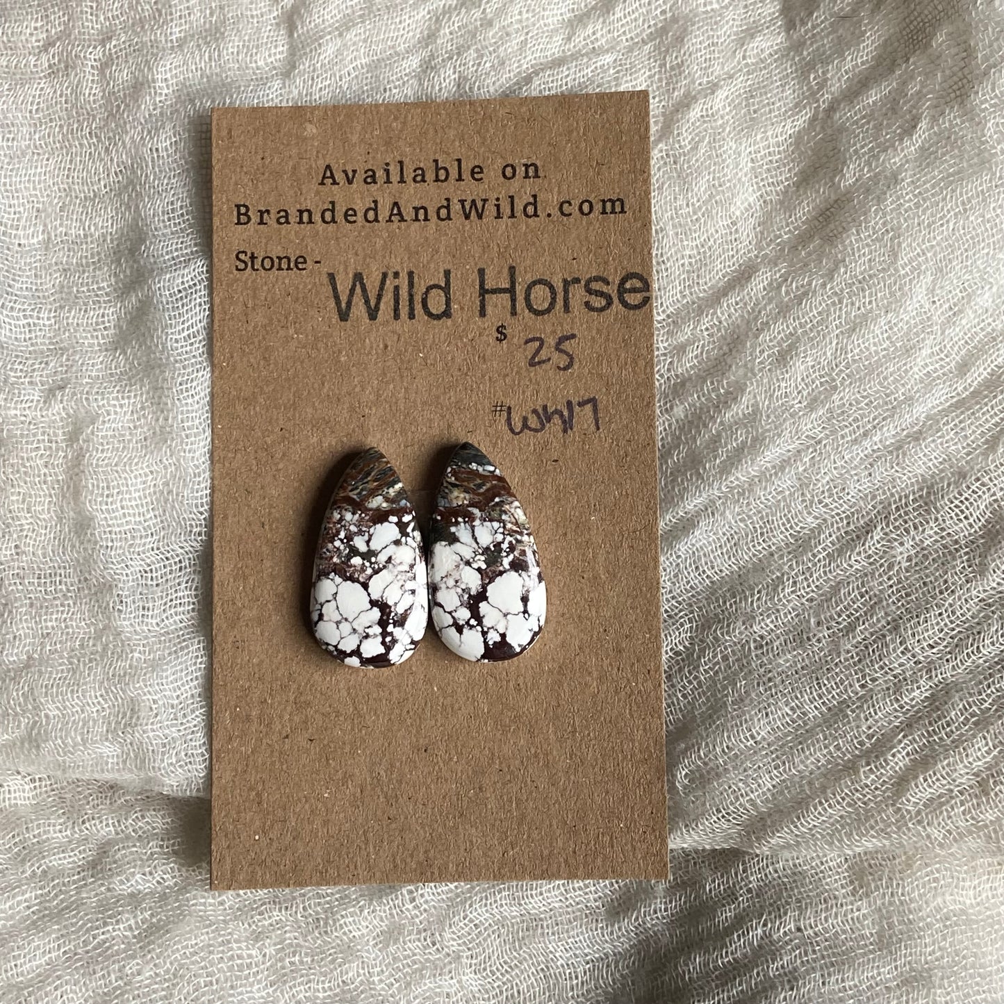 Wild Horse Cabochon - WH17 4FE4CDF8-1378-4973-8B0D-E0DD4BFF9C55 Brandedandwild.com