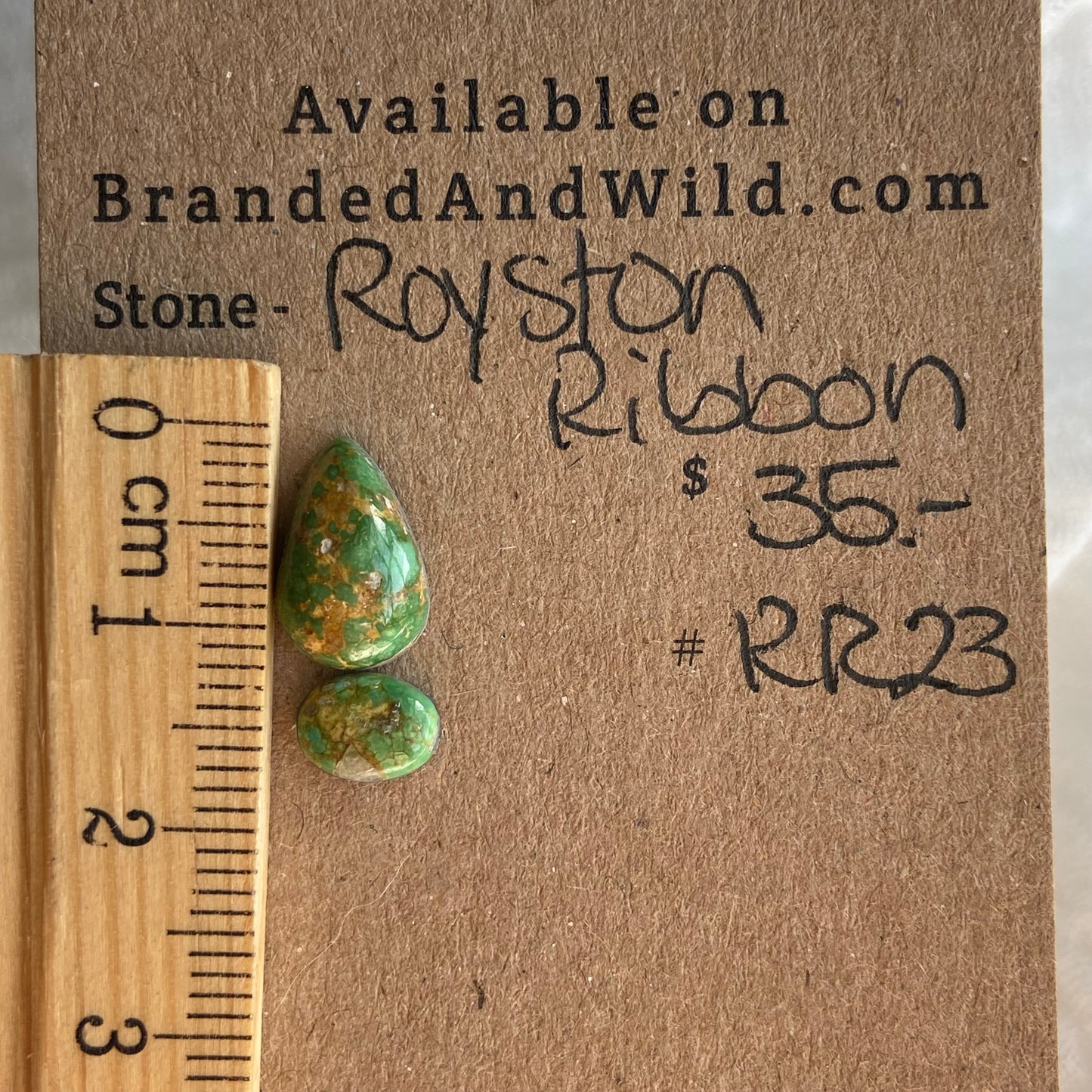 Royston Ribbon Turquoise cabochon RR23