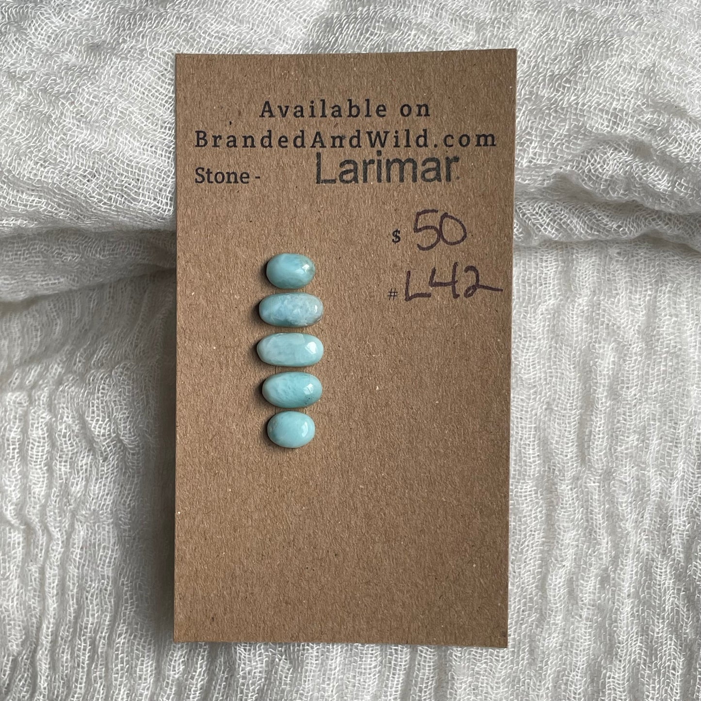 Larimar Cabochon - L42