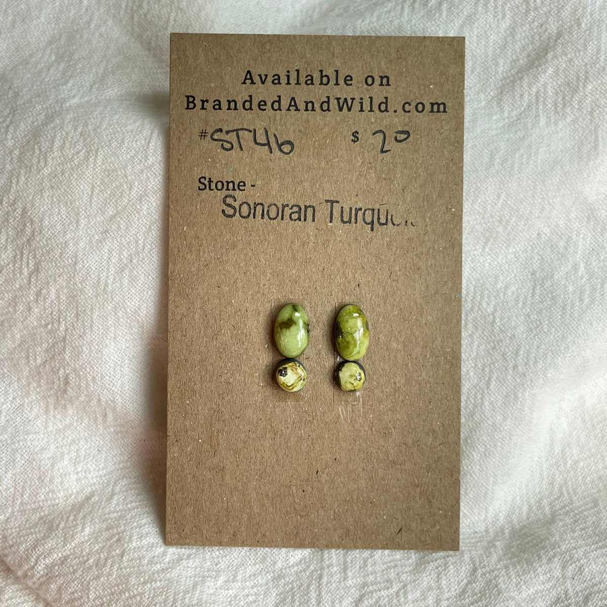 Sonoran Turquoise Cabochon - ST46 5008D491-93E6-418C-ABD9-77DCC58FF700 Brandedandwild.com